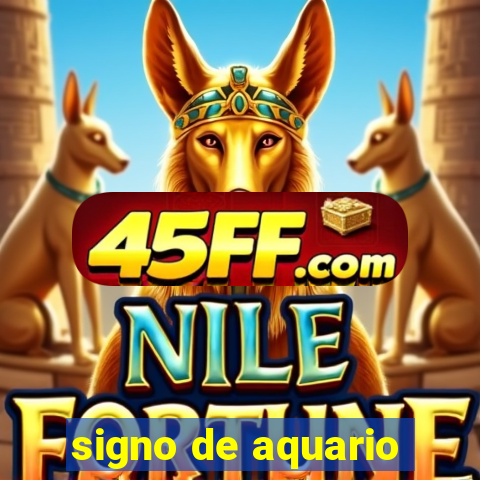 signo de aquario